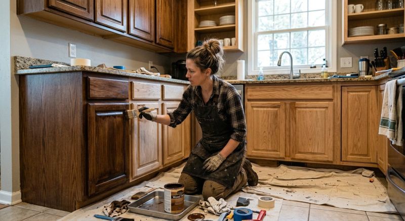 Kitchen Cupboard Refinishing in Muncie, IN