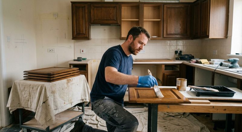 Wood Cabinet Refinishing in Terre Haute, IN