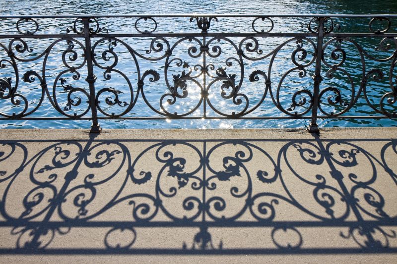 Wrought Iron Railing Painting